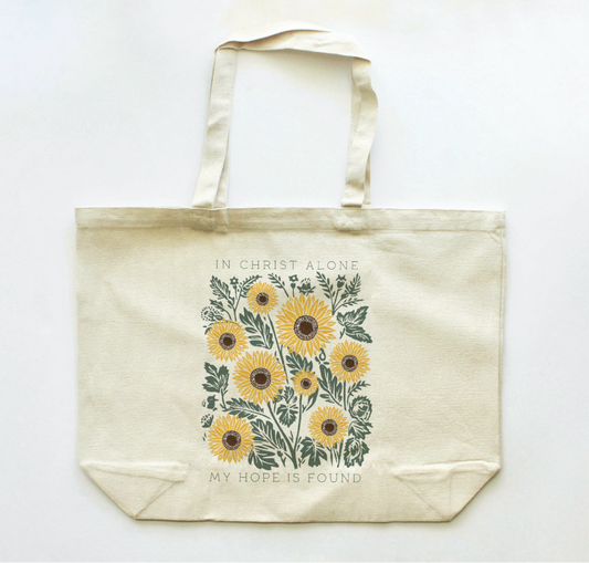 In Christ Alone Extra Large Tote Bag