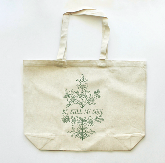 Be Still My Soul Extra Large Tote Bag