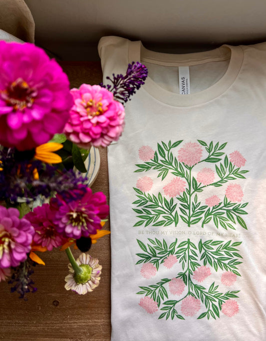 Be Thou My Vision | Hydrangeas | Adult Shirt