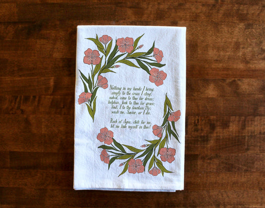 Rock of Ages | Hymn Tea Towel