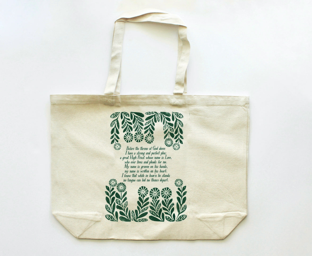 Before the Throne of God Above Extra Large Tote Bag