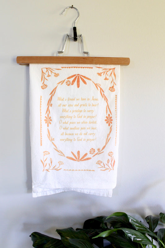 What A Friend We Have In Jesus | Hymn Tea Towel