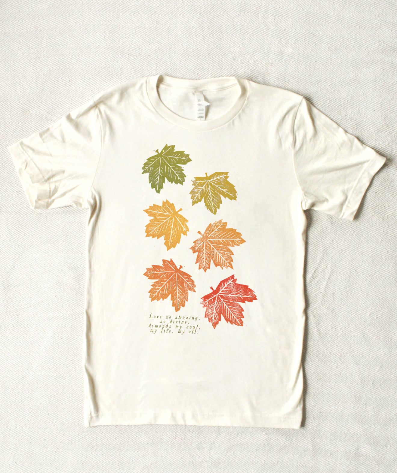 When I Survey the Wondrous Cross | Adult Shirt | Autumn Leaves