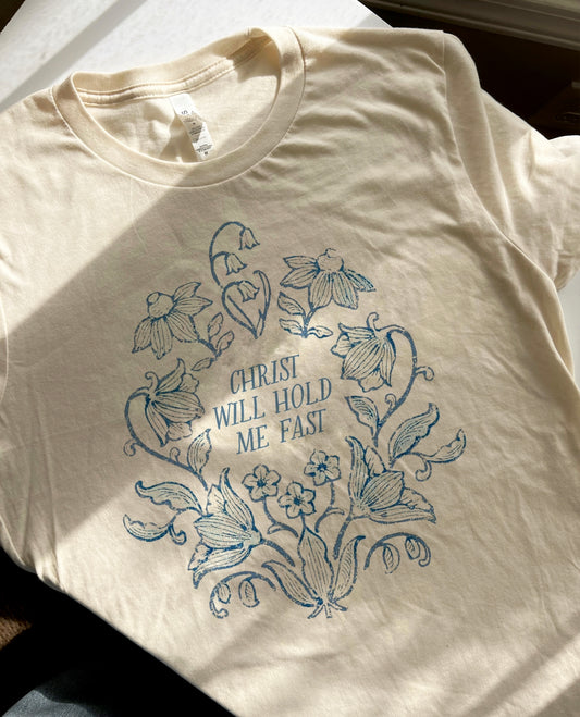 Christ Will Hold Me Fast | Adult Shirt