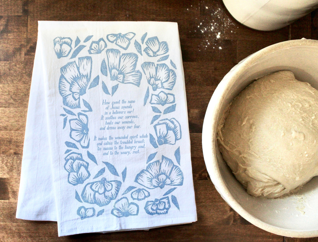 How Sweet the Name of Jesus Sounds | Hymn Tea Towel