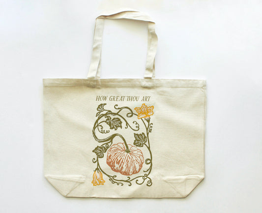 How Great Thou Art Extra Large Tote Bag