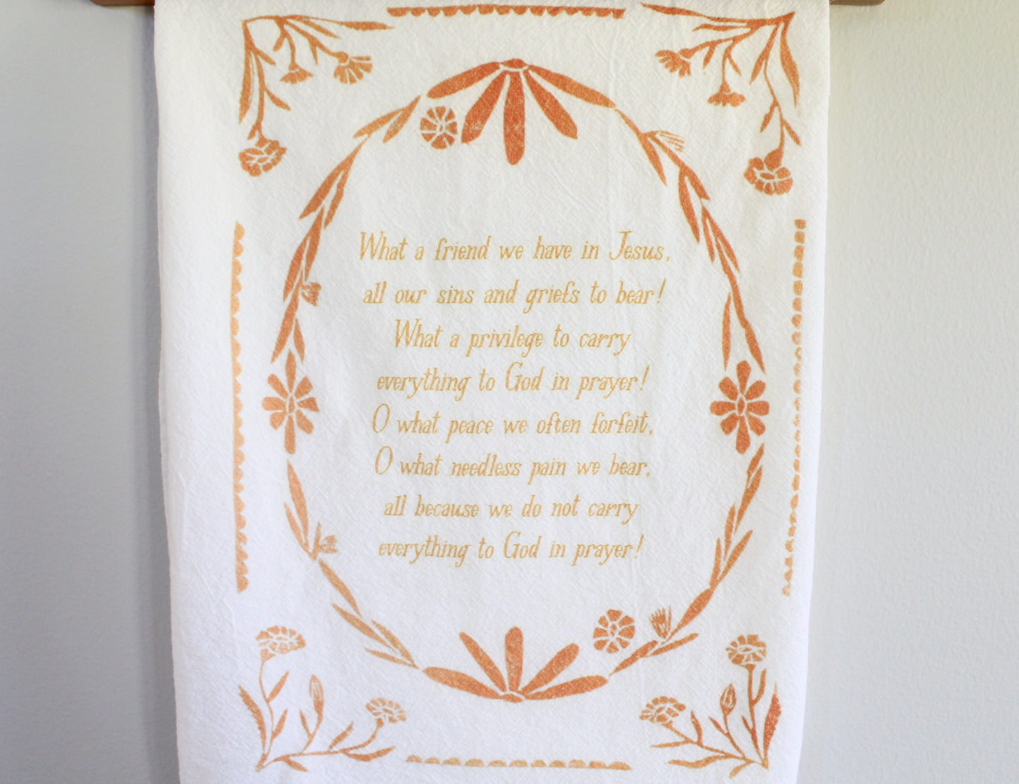 What A Friend We Have In Jesus | Hymn Tea Towel