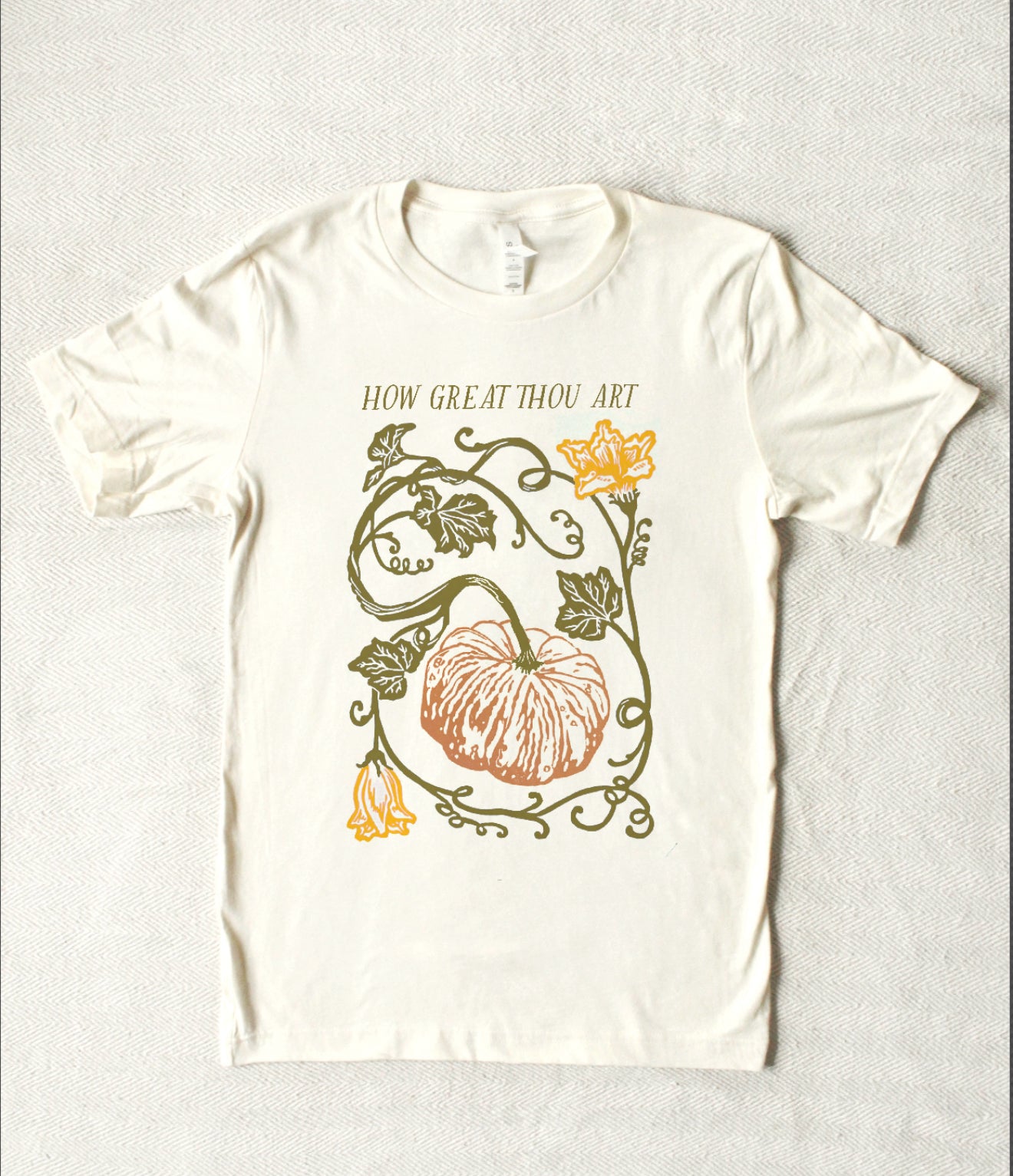 How Great Thou Art | Adult Shirt | Fall Pumpkin