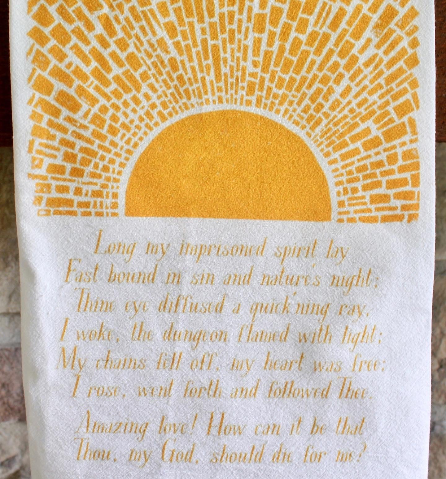 And Can It Be, That I Should Gain? | Hymn Tea Towel