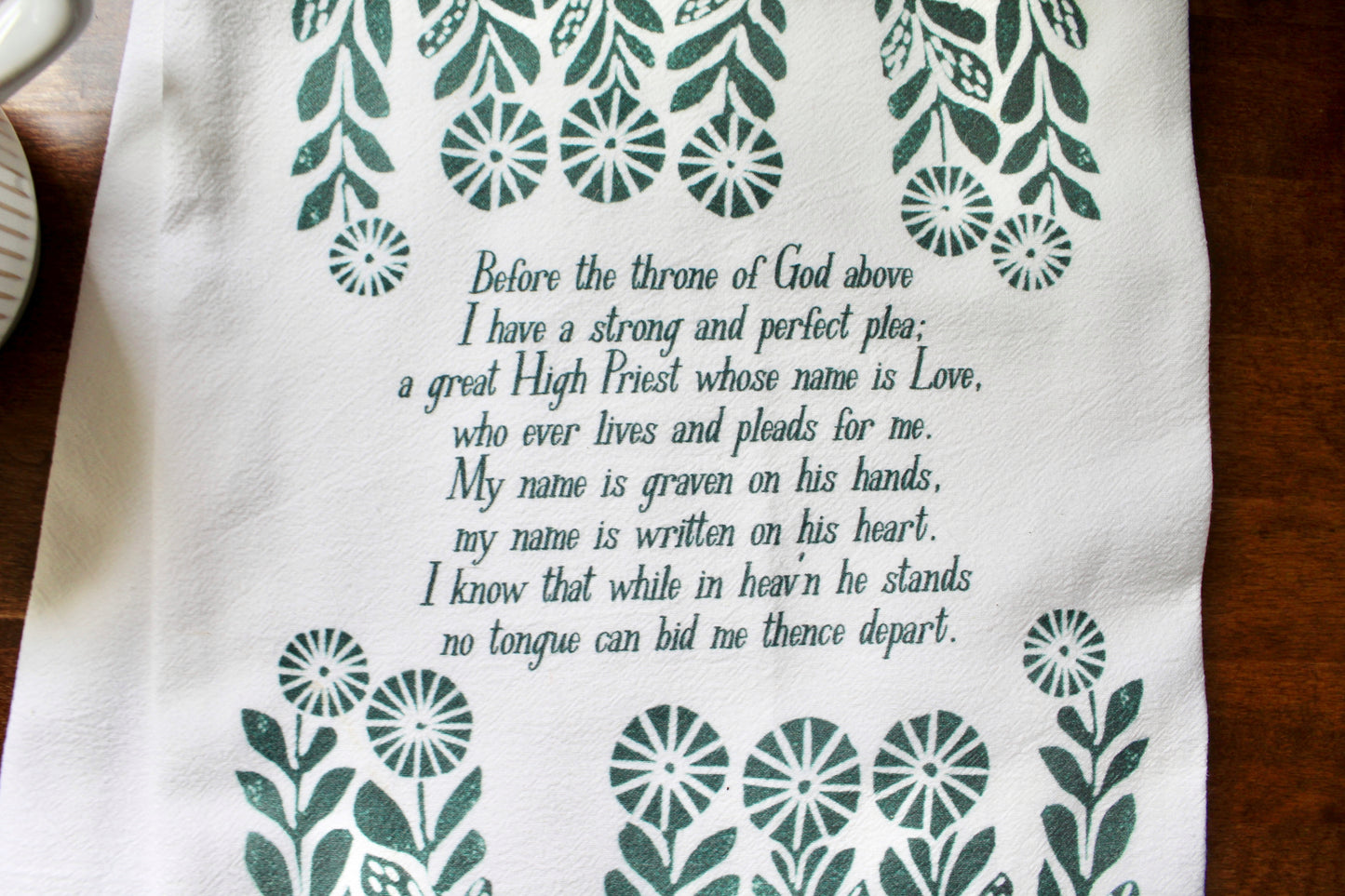 Before the Throne of God Above | Hymn Tea Towel