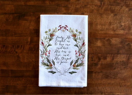 O Holy Night | Christmas Tea Towel