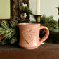 Tune My Heart To Sing Thy Grace | Hand Thrown Mug | Rose Glaze