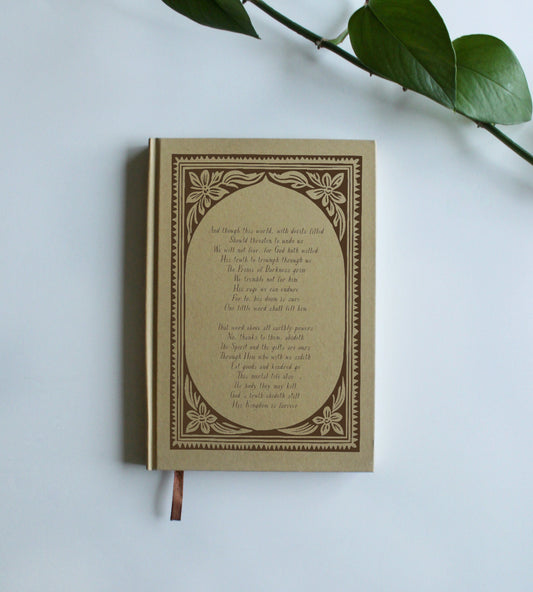 A Mighty Fortress | Reformation | Hardcover Journal