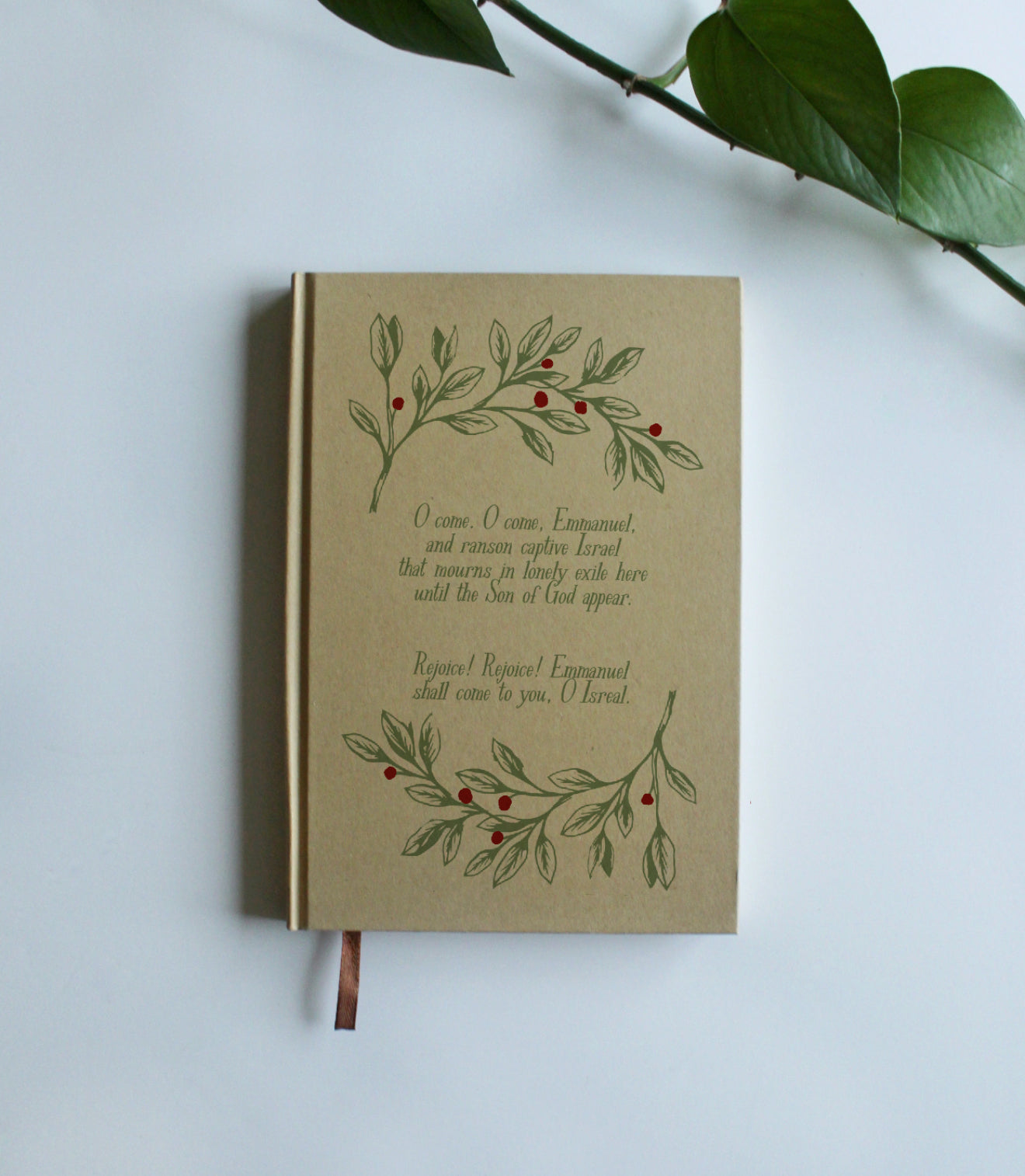 O Come, O Come Emmanuel | Christmas Hardcover Journal