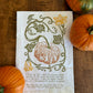 How Great Thou Art | Fall Pumpkin | Hymn Tea Towel