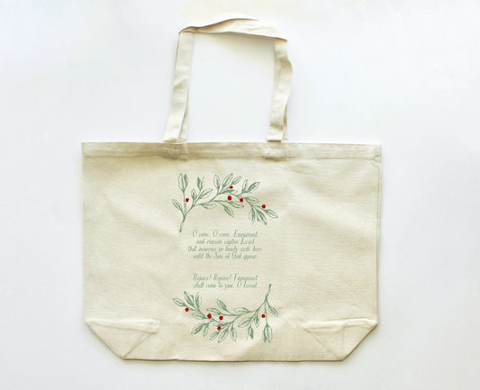 O Come, O Come Emmanuel Extra Large Tote Bag